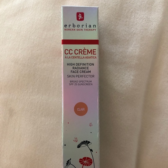 erborian Other - erborian CC crème clair face cream skin perfector 1.5 oz new in box